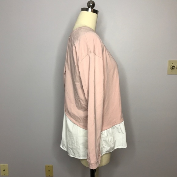 Two by Vince Camuto Peplum Tulip Back Top - Picture 3 of 6